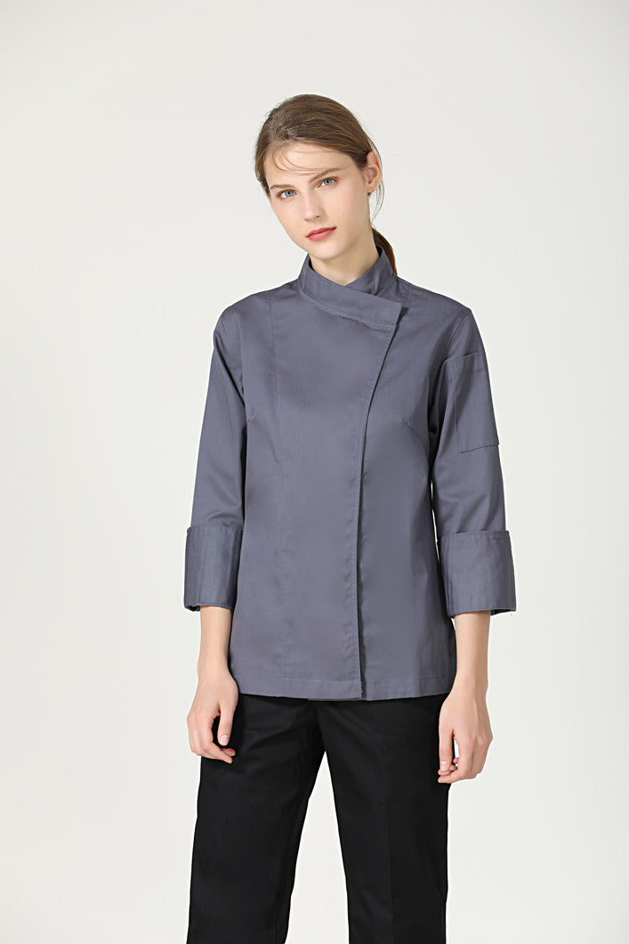 Rosemary Grey, Long Sleeve women chef jacket