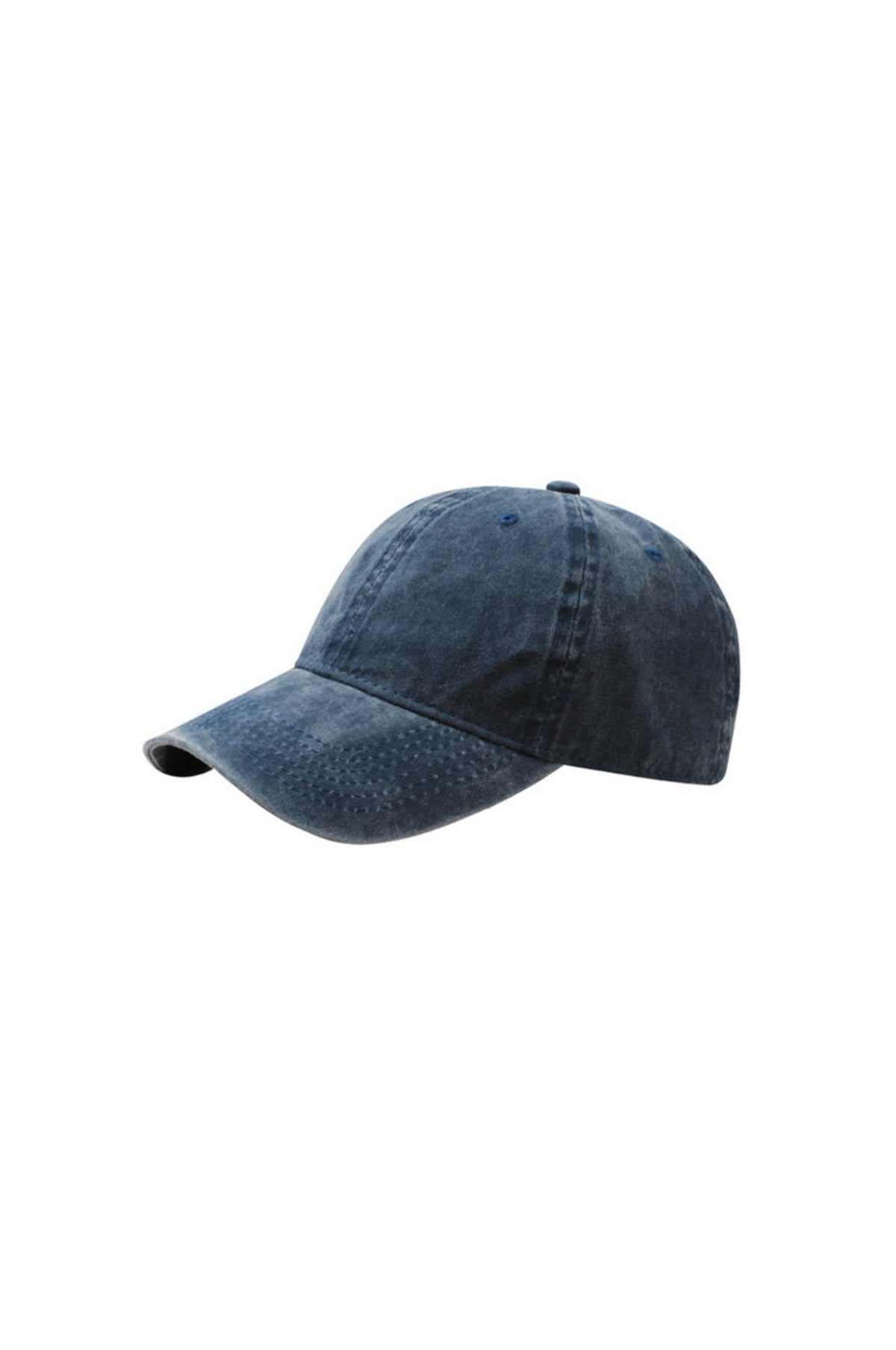 Navy blue washed cap