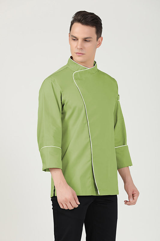 Sage Green, Long Sleeve chef jacket