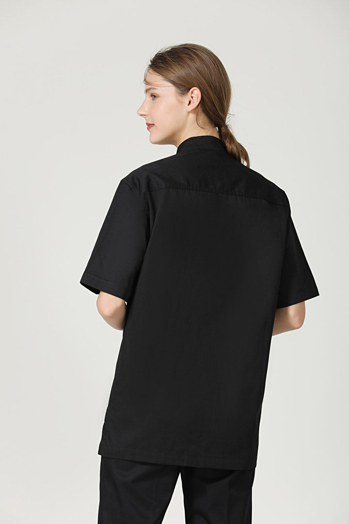 Thyme Black, Short Sleeve chef jacket