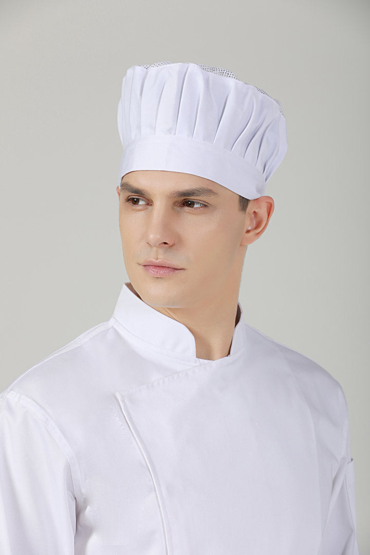 White chef hat Toque with Vent