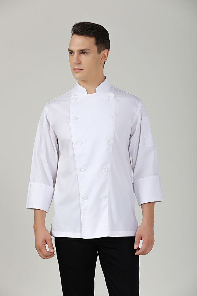 Classic White, Long Sleeve chef jacket