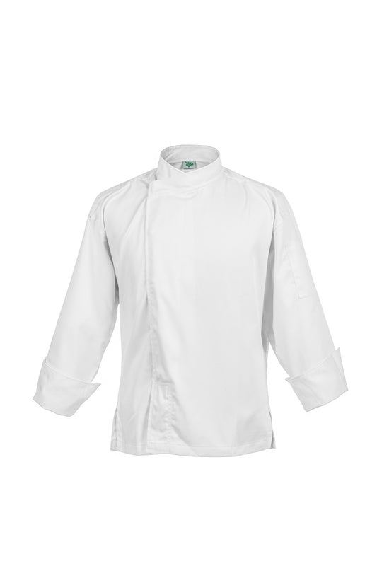 Executive Murano White, Long Sleeve chef jacket