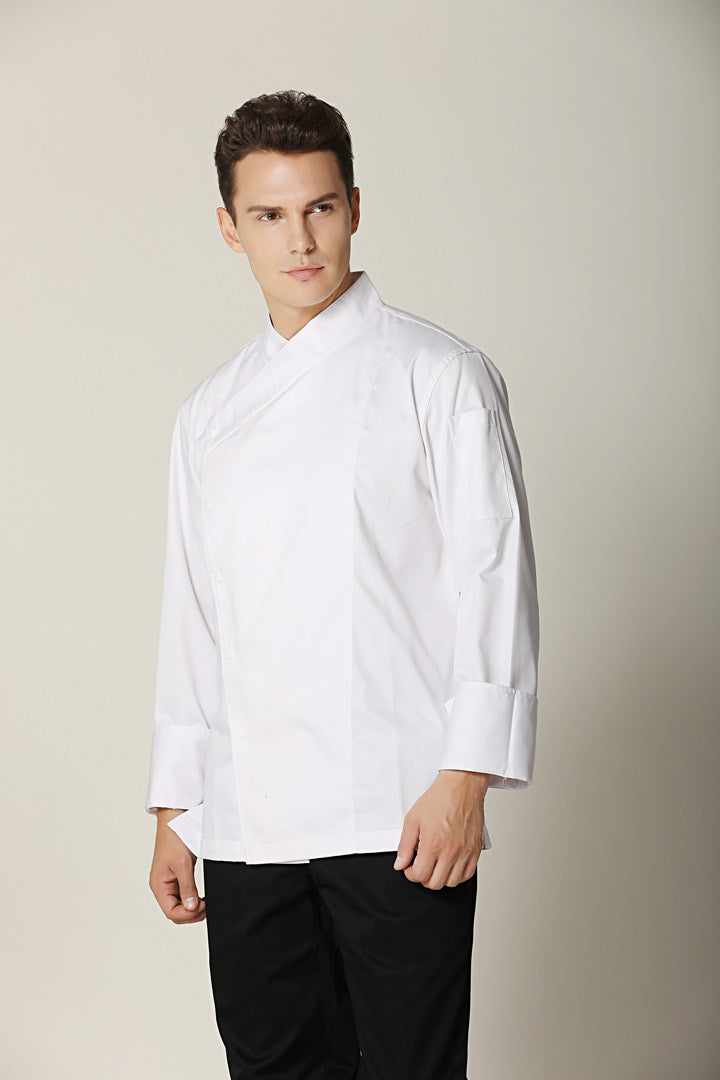 Meiji White Long Sleeve chef jacket