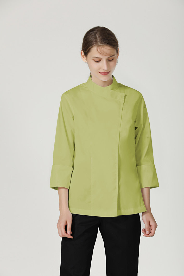 Rosemary Green, Long Sleeve women chef jacket