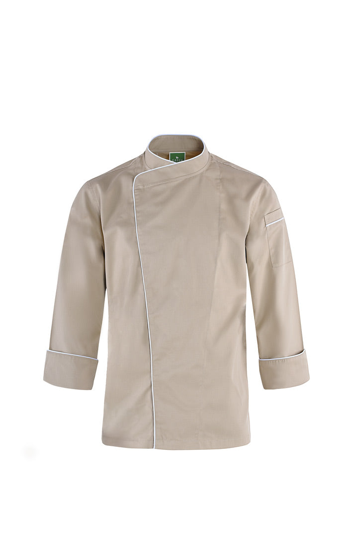 Sage Khaki, Long Sleeve chef jacket