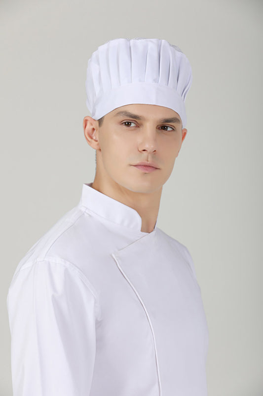 White chef hat Toque with Vent